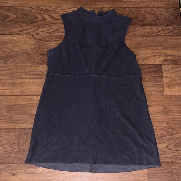 Lyssé Dresses & Skirts - Lysse Sleeveless Mock Neck Blue Mod Shift Dress Retro Academia